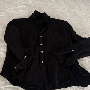 Black Button-Up Jacket